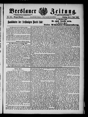 Breslauer Zeitung on Jun 4, 1893