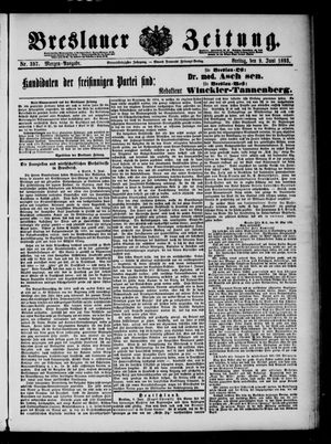 Breslauer Zeitung on Jun 9, 1893