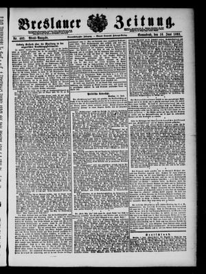 Breslauer Zeitung vom 10.06.1893