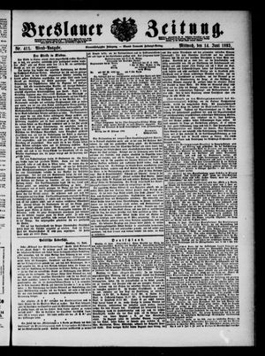 Breslauer Zeitung vom 14.06.1893