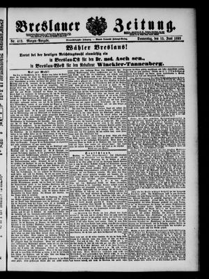 Breslauer Zeitung on Jun 15, 1893
