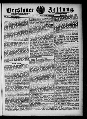 Breslauer Zeitung vom 19.06.1893