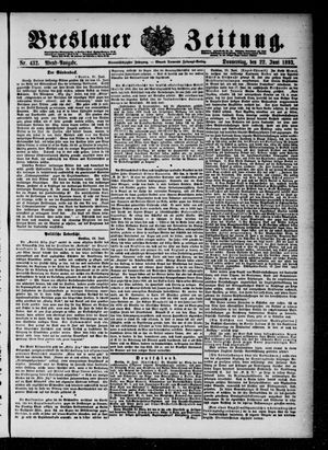 Breslauer Zeitung vom 22.06.1893