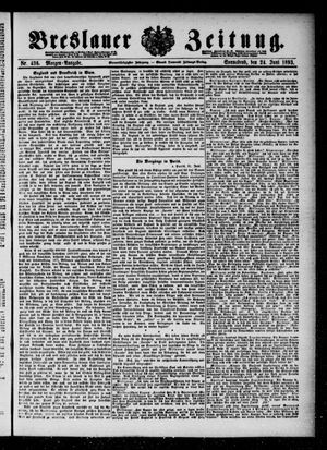 Breslauer Zeitung on Jun 24, 1893