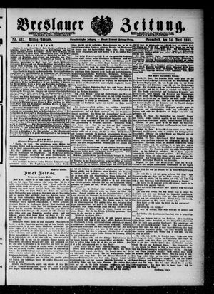 Breslauer Zeitung on Jun 24, 1893
