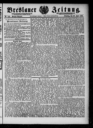 Breslauer Zeitung on Jun 27, 1893