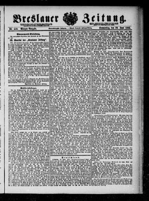 Breslauer Zeitung vom 29.06.1893