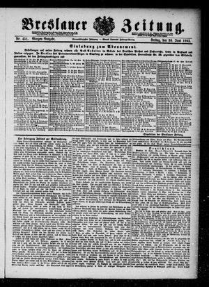Breslauer Zeitung on Jun 30, 1893