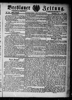 Breslauer Zeitung vom 01.07.1893
