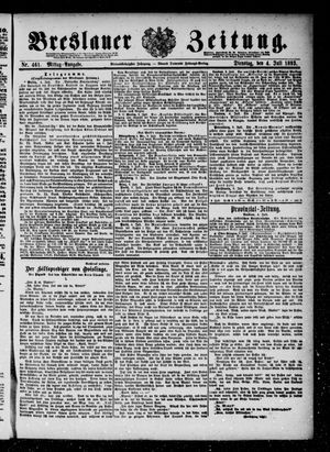 Breslauer Zeitung vom 04.07.1893