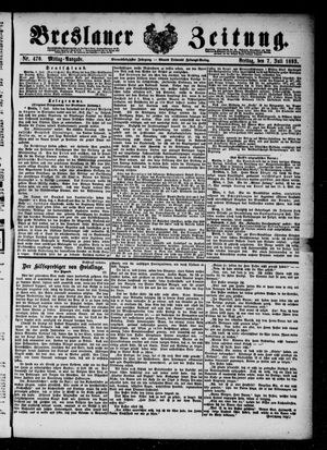 Breslauer Zeitung vom 07.07.1893