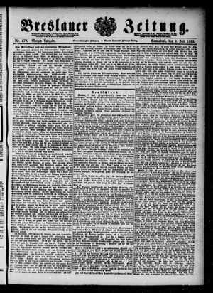 Breslauer Zeitung vom 08.07.1893