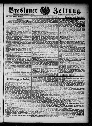 Breslauer Zeitung on Jul 8, 1893
