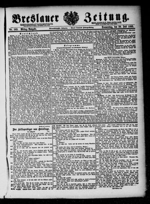 Breslauer Zeitung on Jul 20, 1893