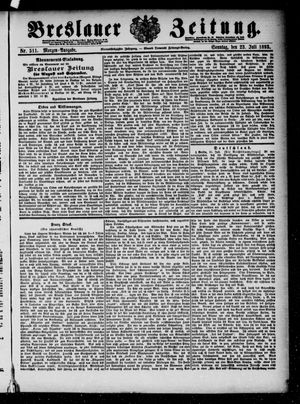 Breslauer Zeitung vom 23.07.1893