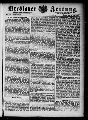 Breslauer Zeitung on Jul 24, 1893