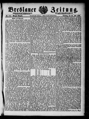 Breslauer Zeitung vom 25.07.1893