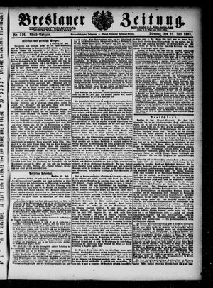 Breslauer Zeitung vom 25.07.1893