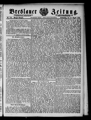 Breslauer Zeitung vom 10.08.1893