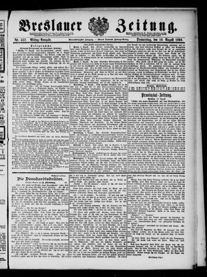 Breslauer Zeitung vom 10.08.1893