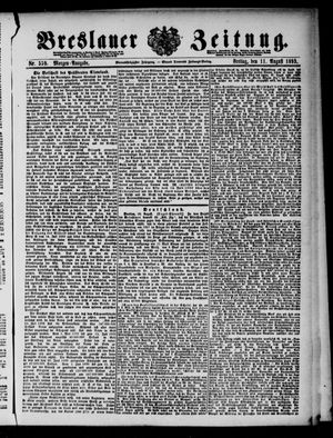 Breslauer Zeitung vom 11.08.1893