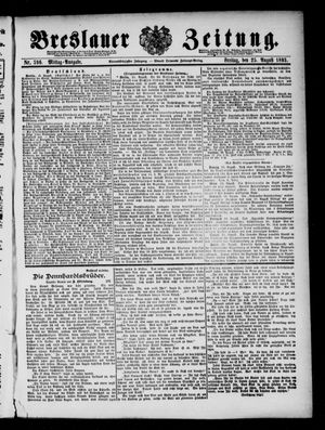 Breslauer Zeitung on Aug 25, 1893