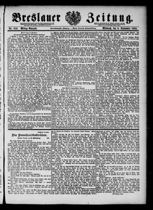 Breslauer Zeitung vom 06.09.1893