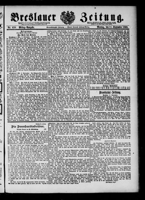 Breslauer Zeitung vom 11.09.1893
