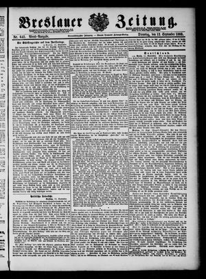 Breslauer Zeitung on Sep 12, 1893