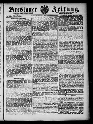Breslauer Zeitung vom 16.09.1893