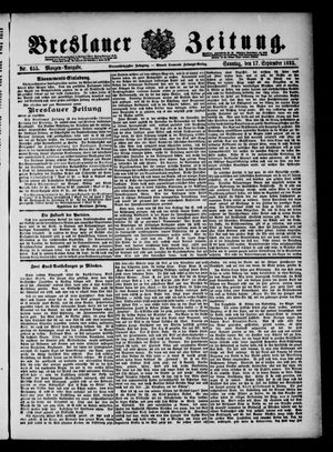 Breslauer Zeitung vom 17.09.1893