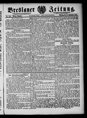 Breslauer Zeitung on Sep 18, 1893