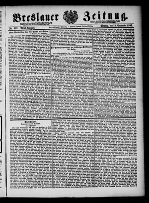 Breslauer Zeitung on Sep 18, 1893