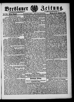 Breslauer Zeitung vom 25.09.1893