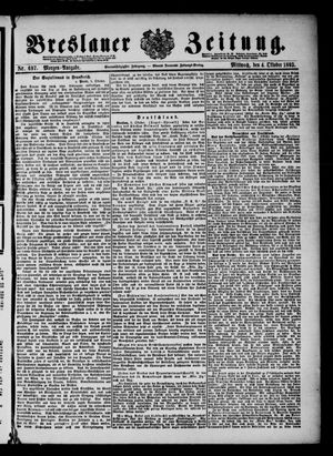 Breslauer Zeitung vom 04.10.1893