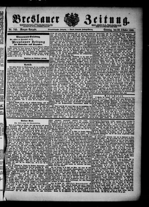 Breslauer Zeitung vom 22.10.1893