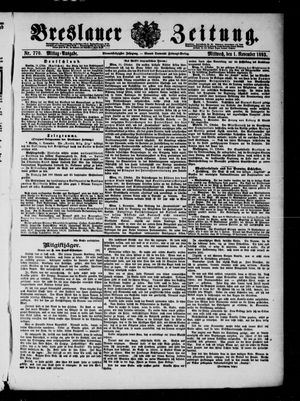 Breslauer Zeitung vom 01.11.1893