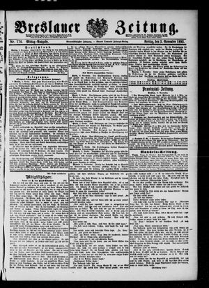 Breslauer Zeitung vom 03.11.1893