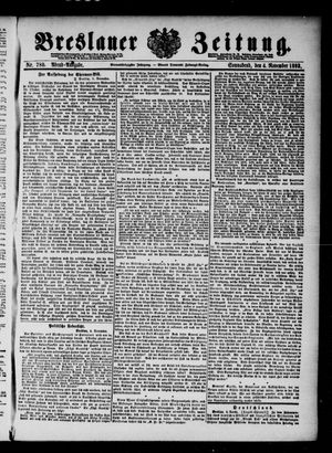 Breslauer Zeitung vom 04.11.1893