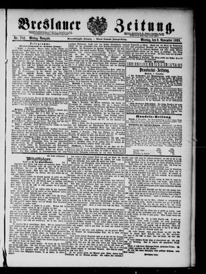 Breslauer Zeitung vom 06.11.1893