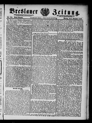 Breslauer Zeitung vom 06.11.1893