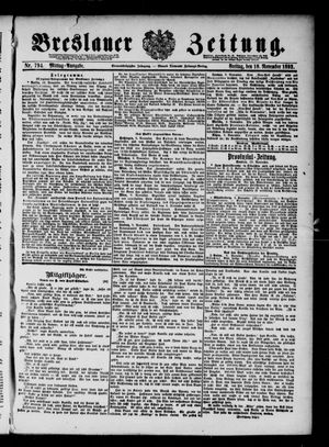 Breslauer Zeitung vom 10.11.1893