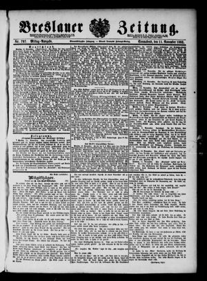 Breslauer Zeitung vom 11.11.1893