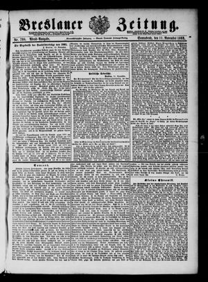 Breslauer Zeitung vom 11.11.1893