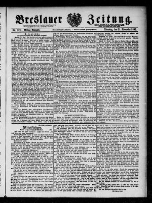 Breslauer Zeitung vom 21.11.1893