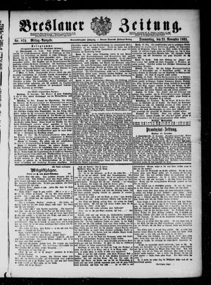 Breslauer Zeitung on Nov 23, 1893