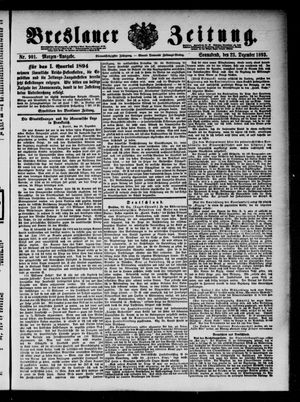Breslauer Zeitung vom 23.12.1893