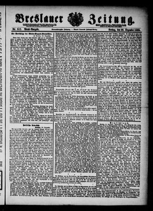 Breslauer Zeitung vom 29.12.1893