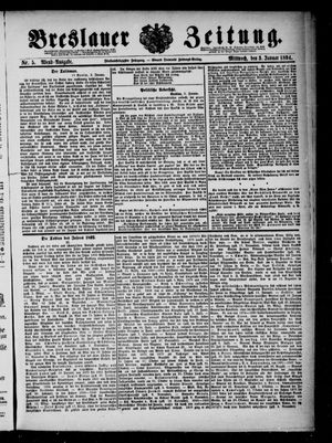 Breslauer Zeitung on Jan 3, 1894