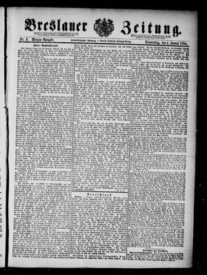 Breslauer Zeitung vom 04.01.1894